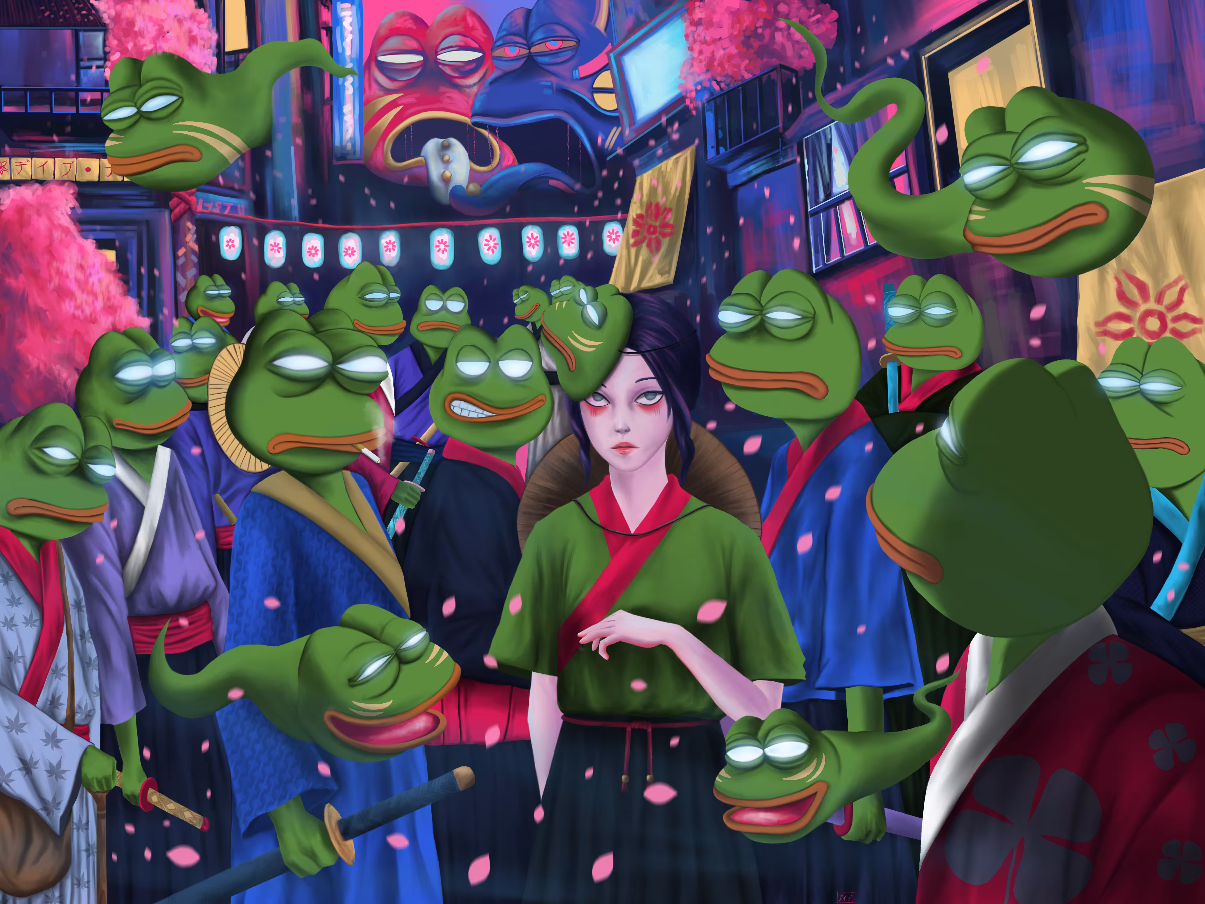 Among the pepe