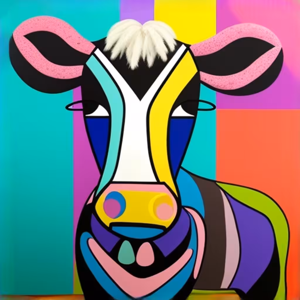Cubist #112 (Cow - Female)