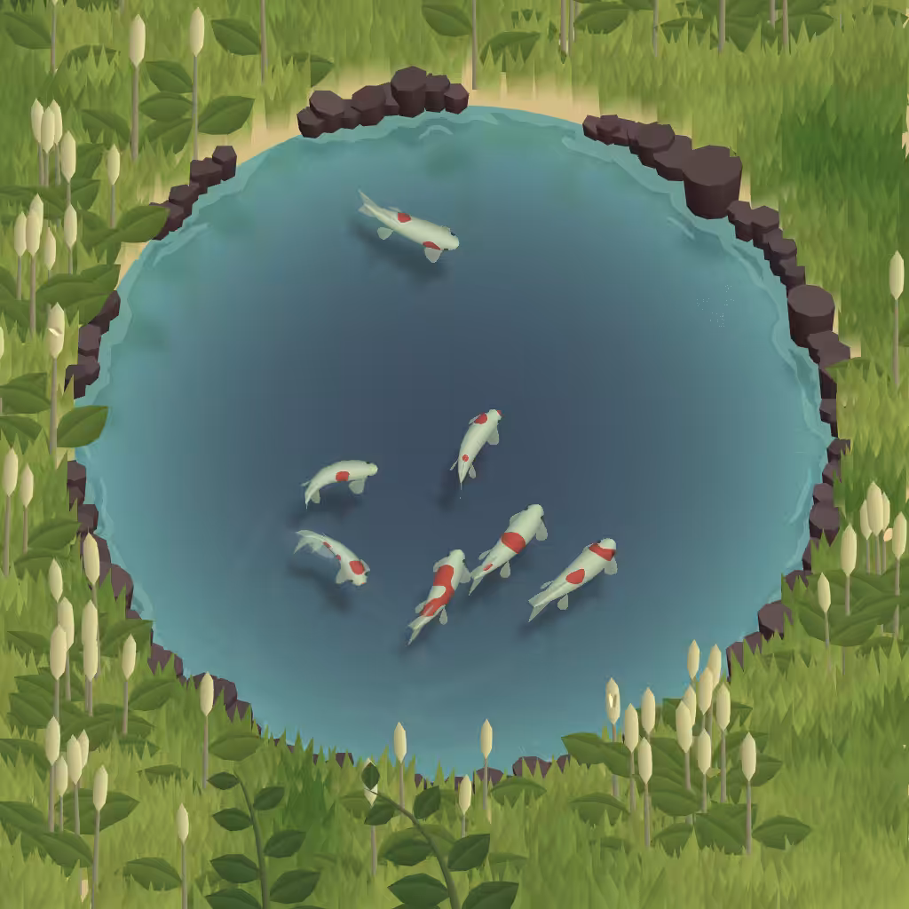 Koi Pond #1 - Kohaku