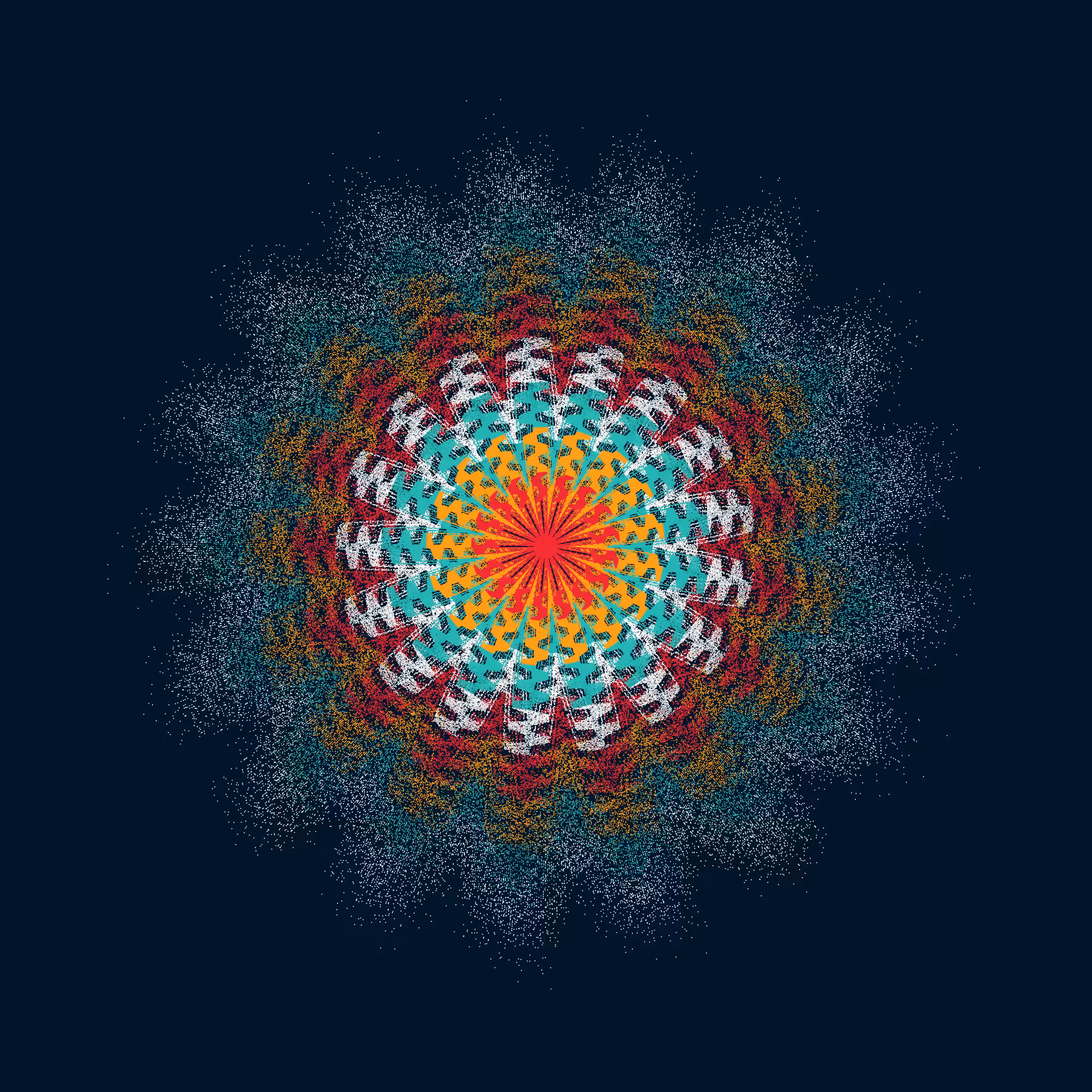 CIRCULAR MURMURATIONS #195