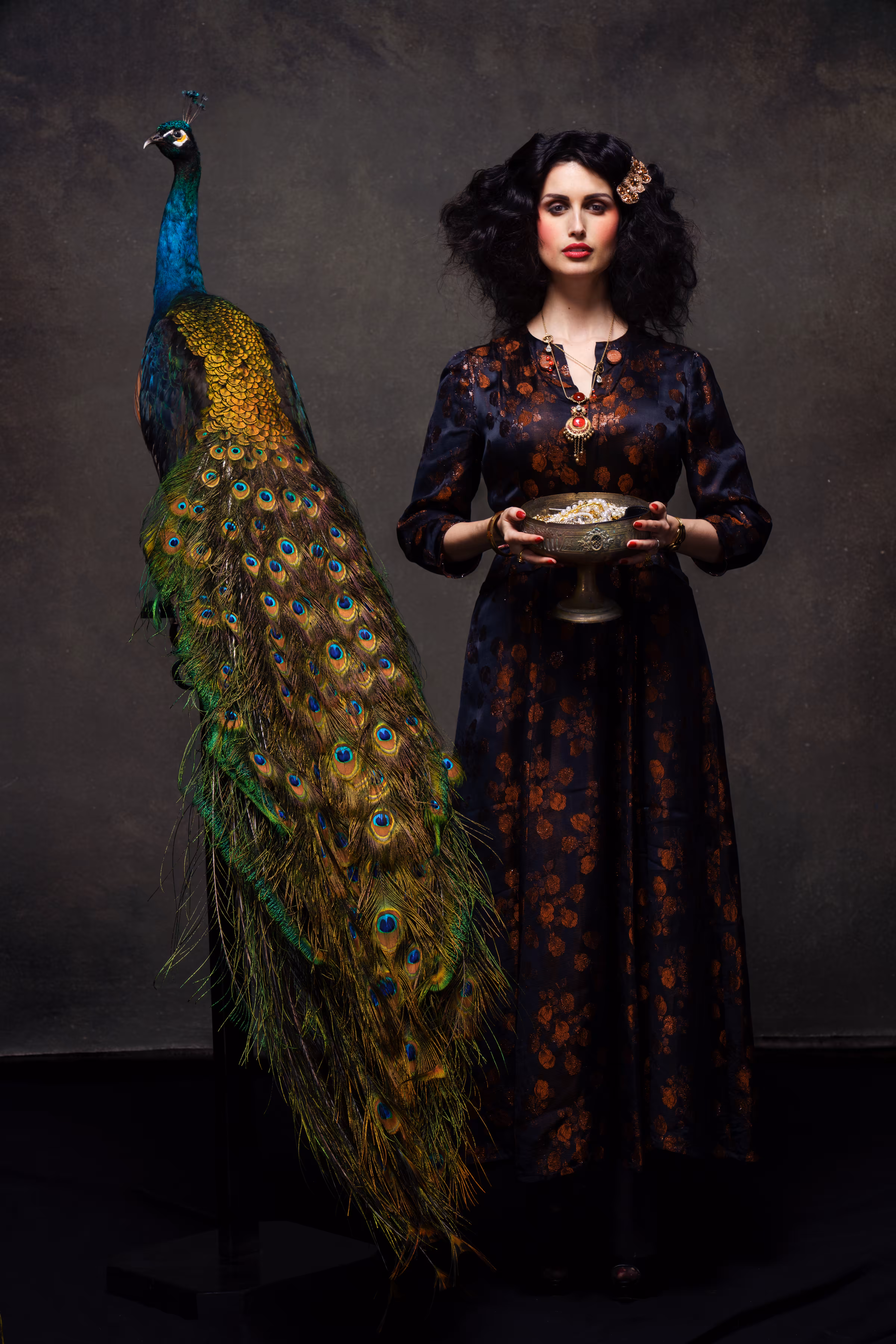 The Woman and the Peacock