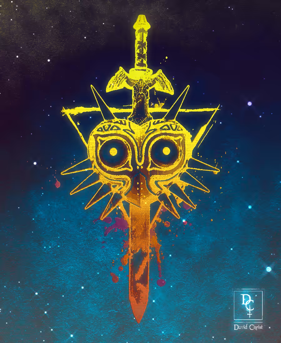 The iridescent Zelda - Majora's Mask