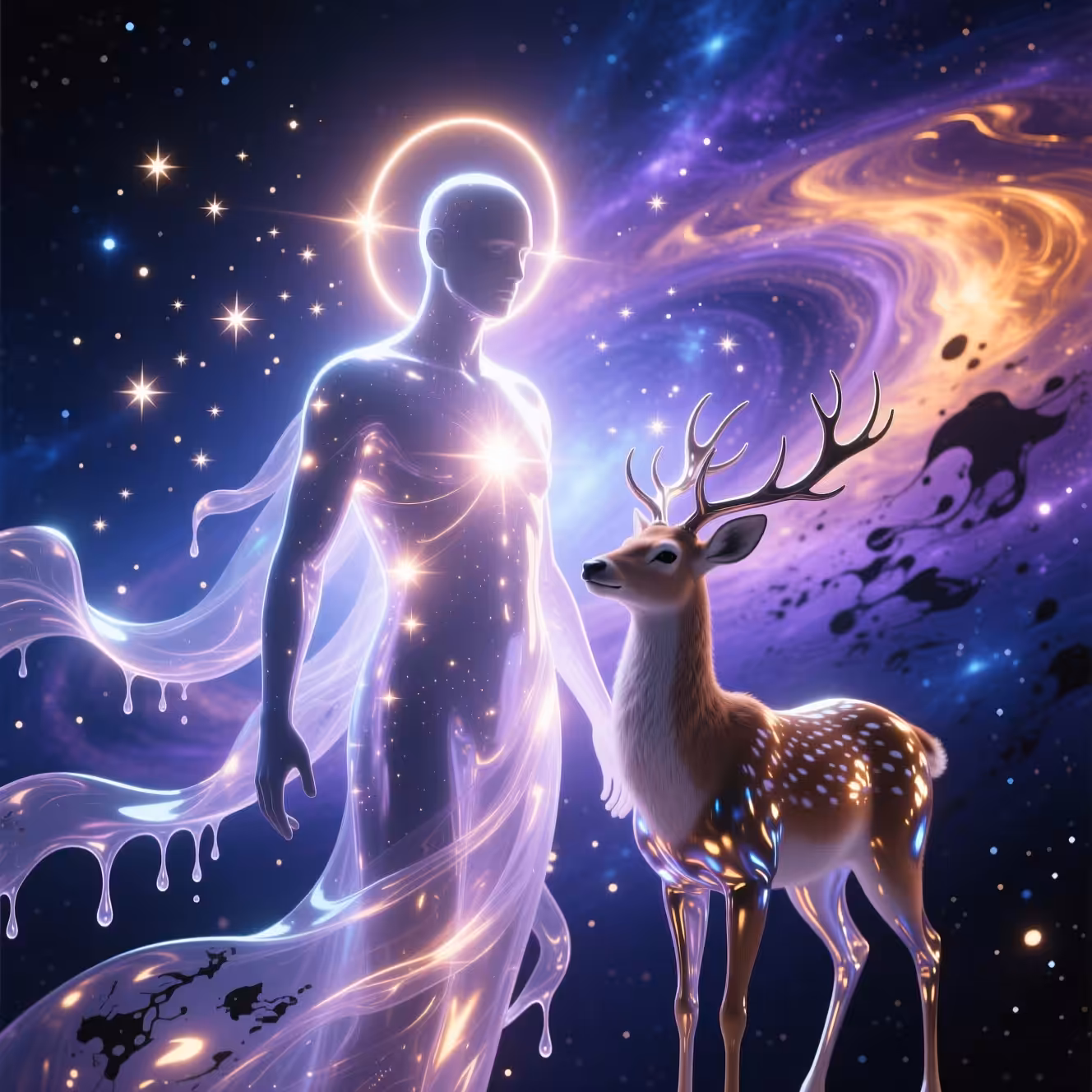 Cosmic God & The Divine Deer