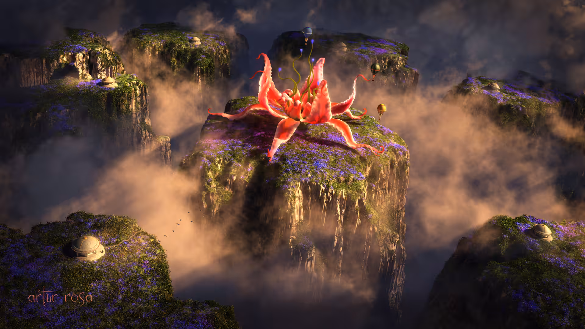 Arrival at Flower Cliff