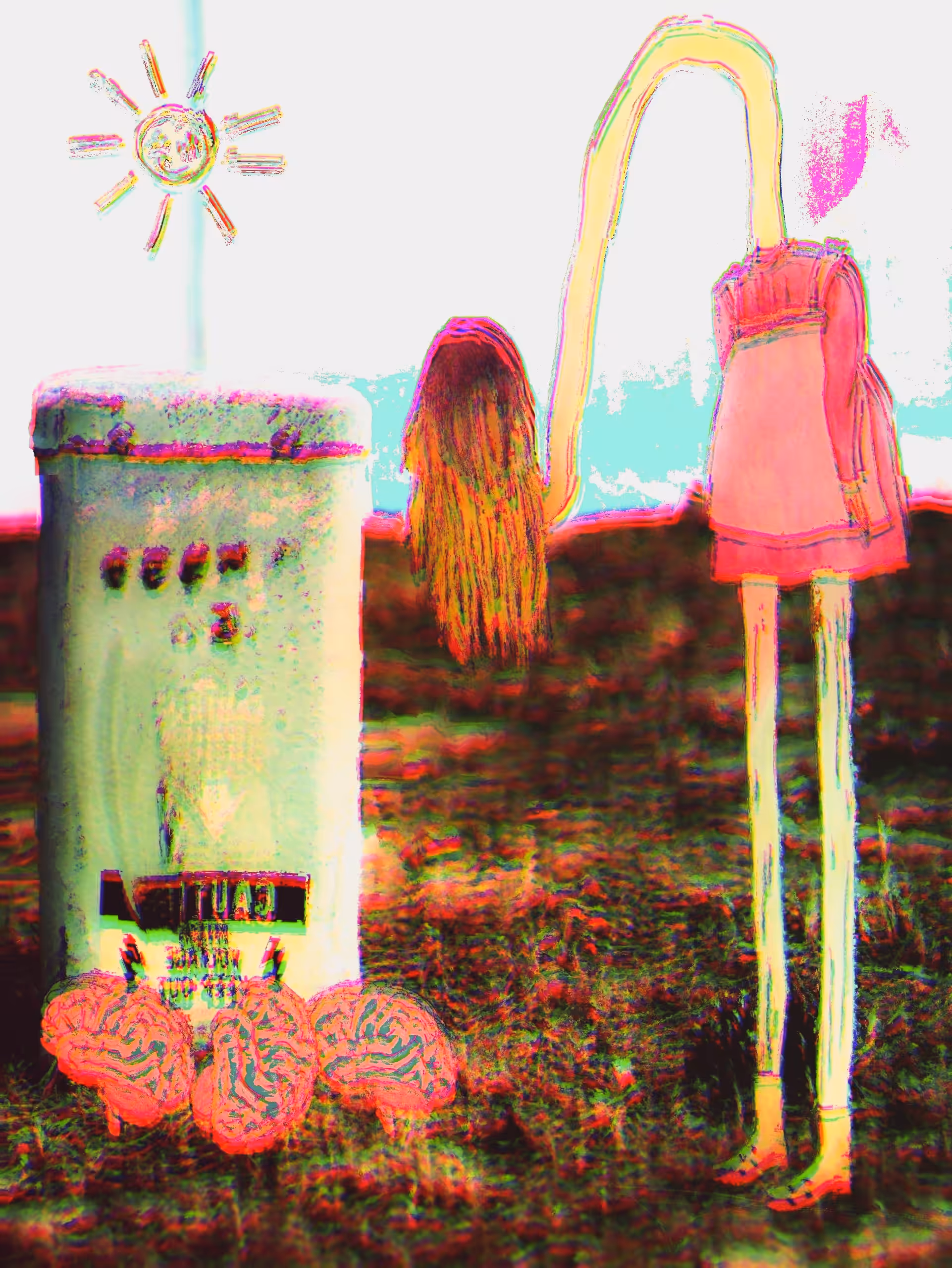 I was thinking too much so I threw my brain out
