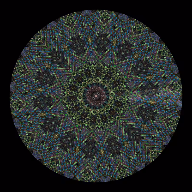 Binary kaleidoscope #8