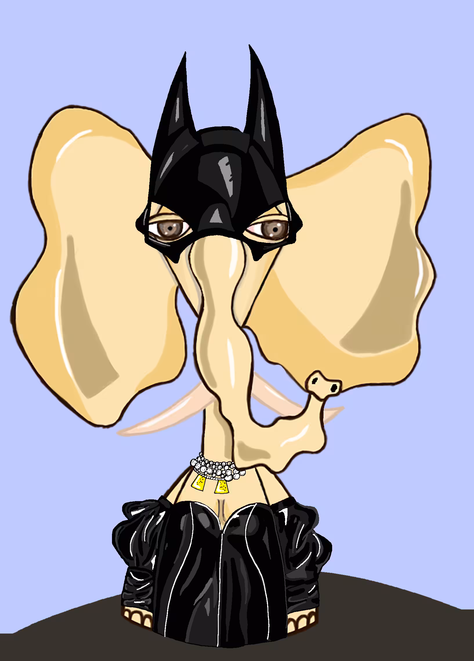 bat elephant woman