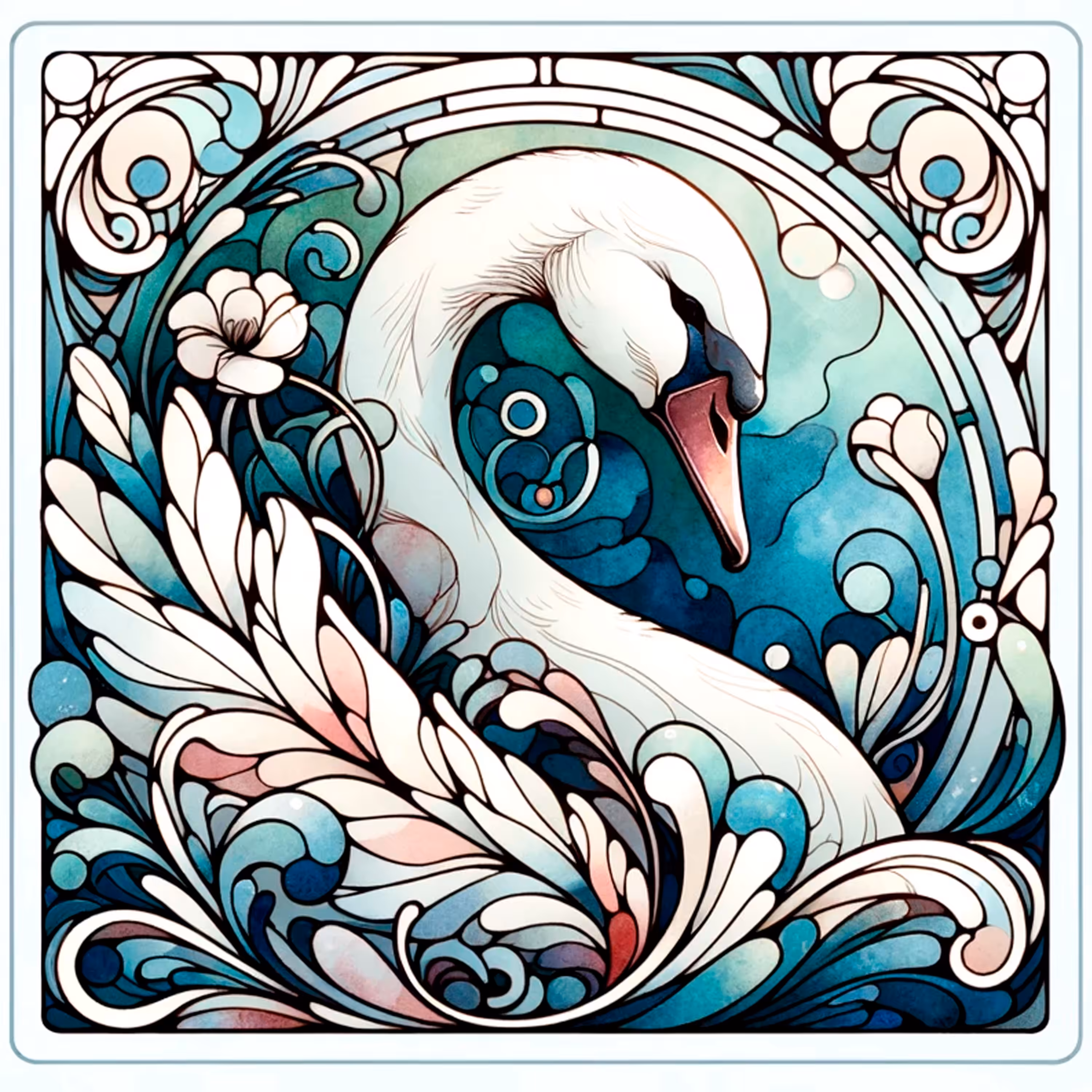 Aqueous Intentions #18 The Swan