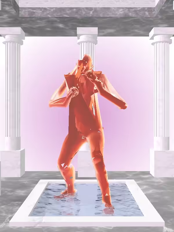 The Punching Fiery Red Woman #7032
