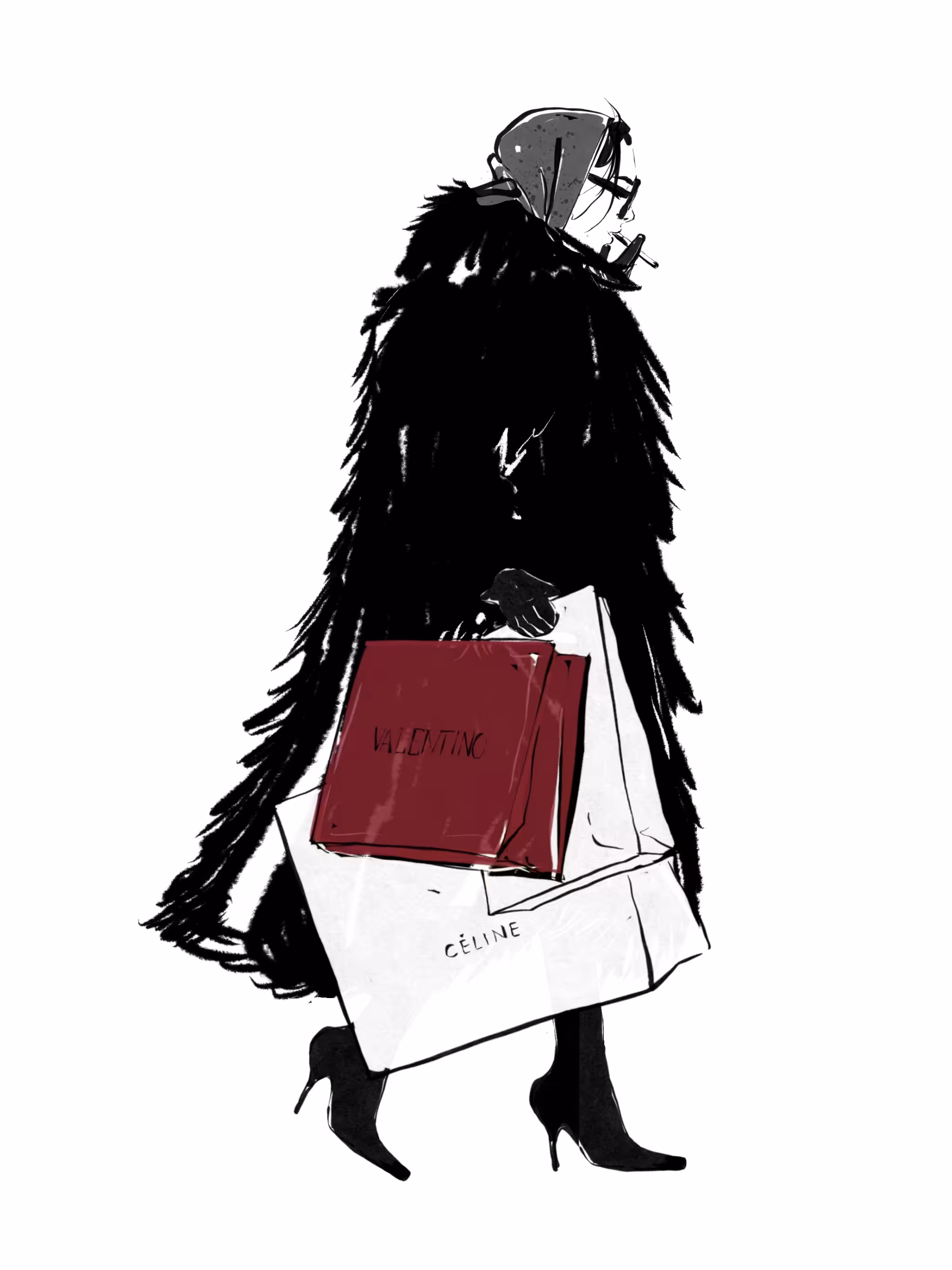 Cigarette After Shopping