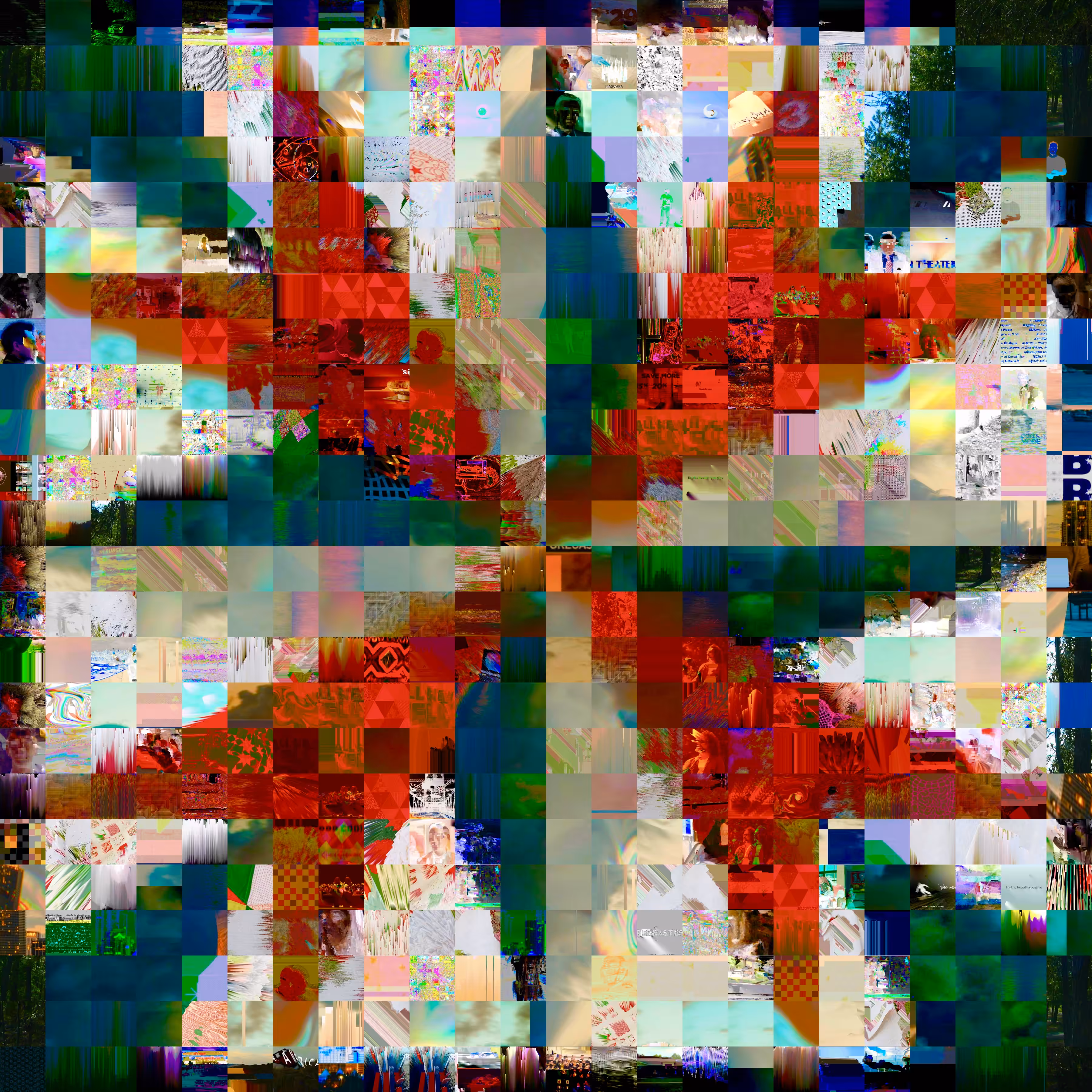 2021 Christmas Glitch Quilt 11