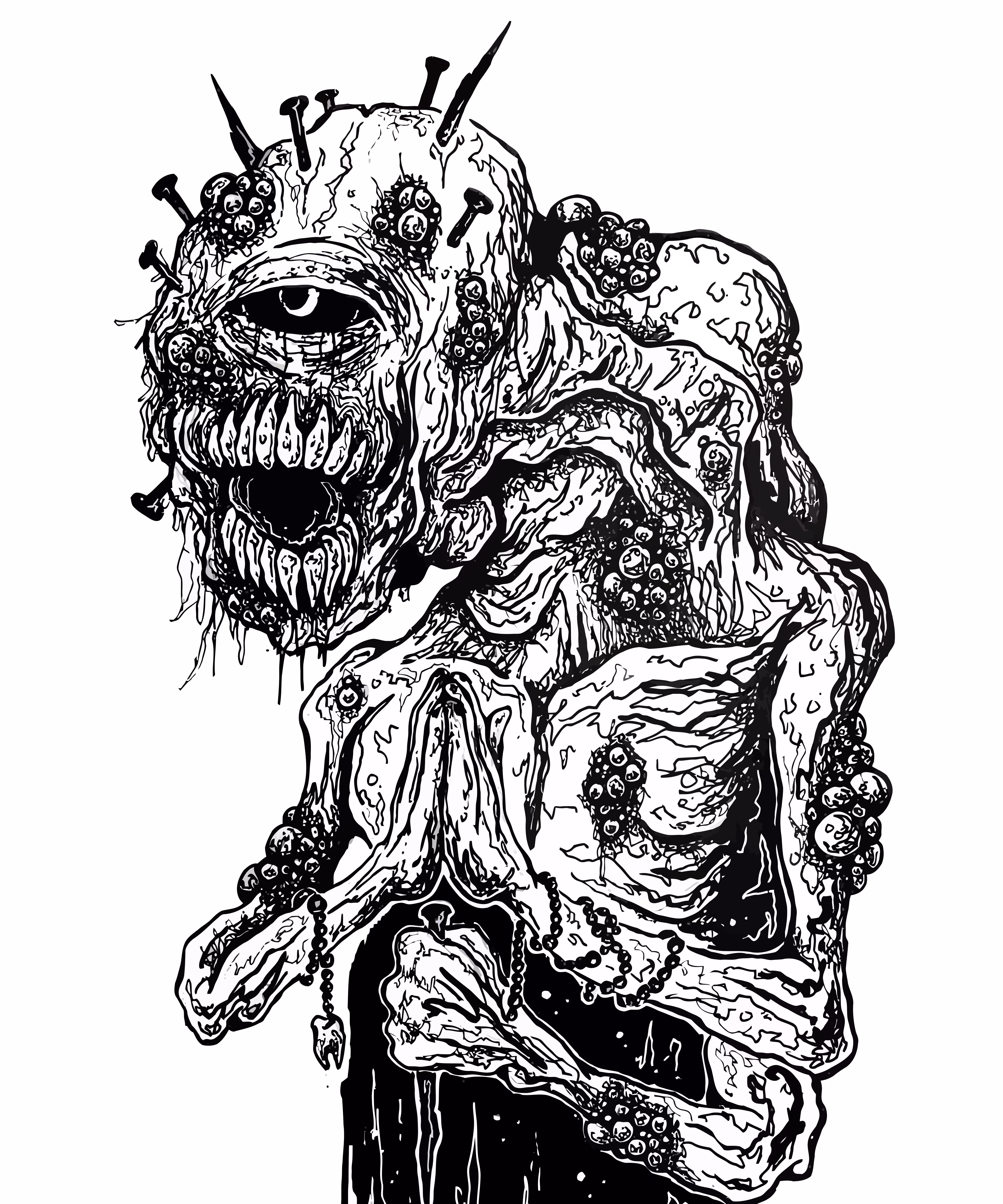 big neck monster