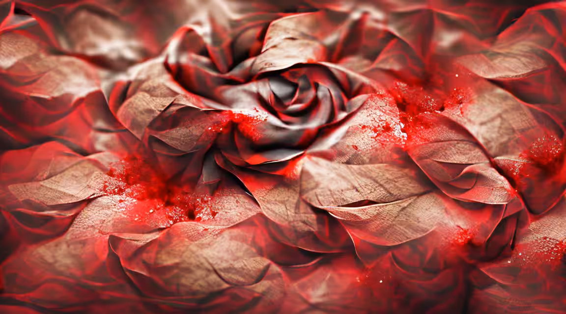 The trampled rose