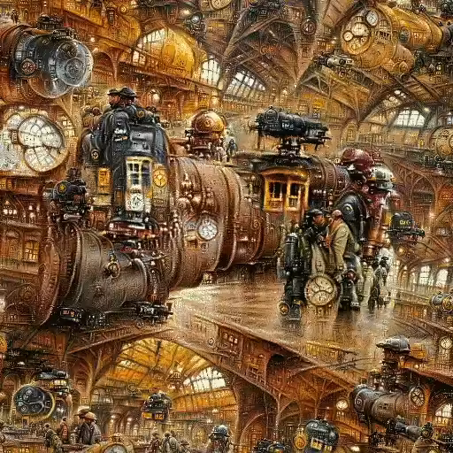 4D Visions: 'Steampunk Station'