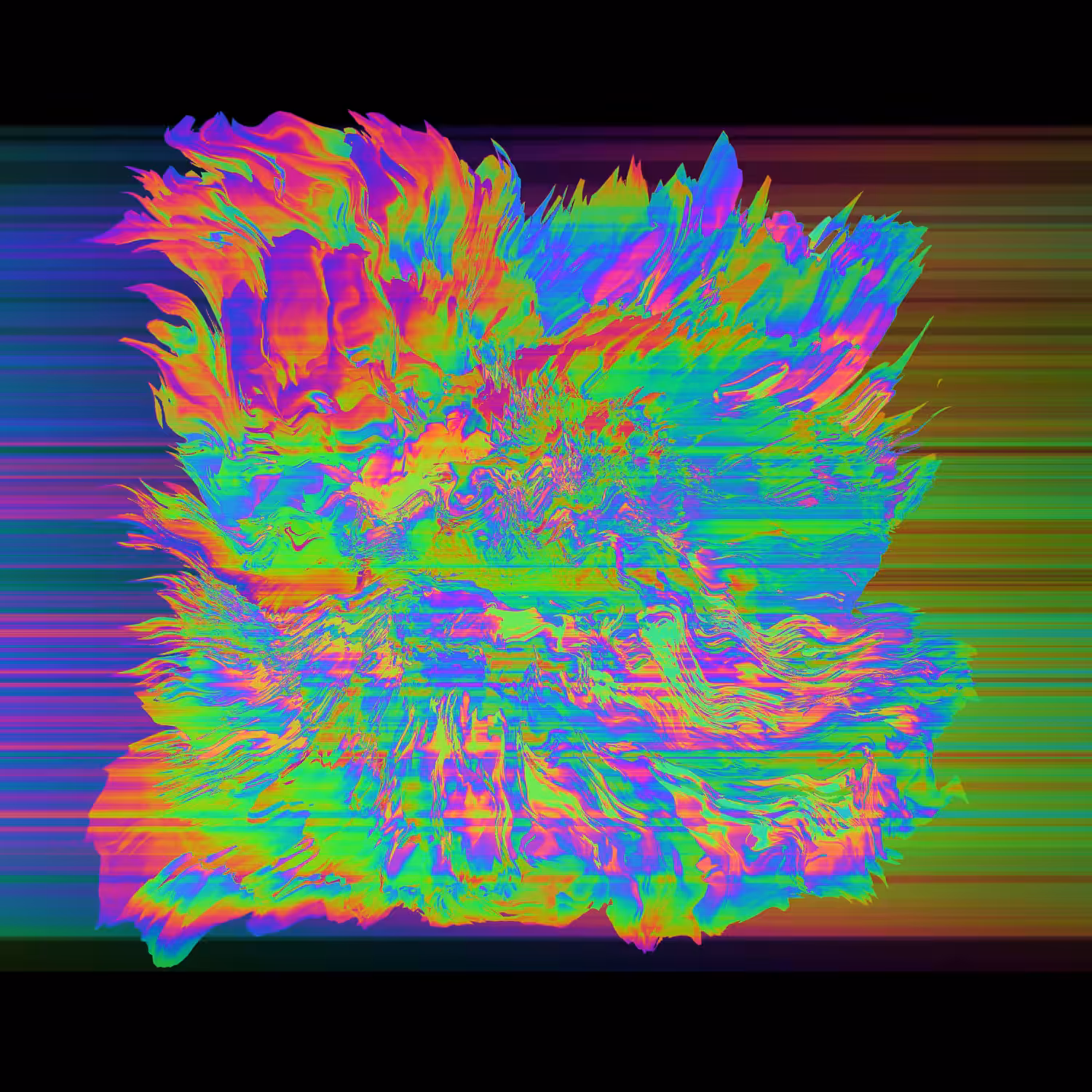 Colored streaks 