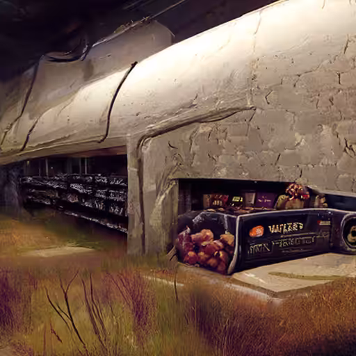 Food Storage In An Underground Bunker D