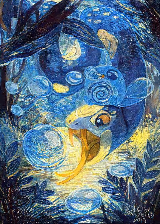 Bored Starry Night Pokemon Club: Pokemon #129