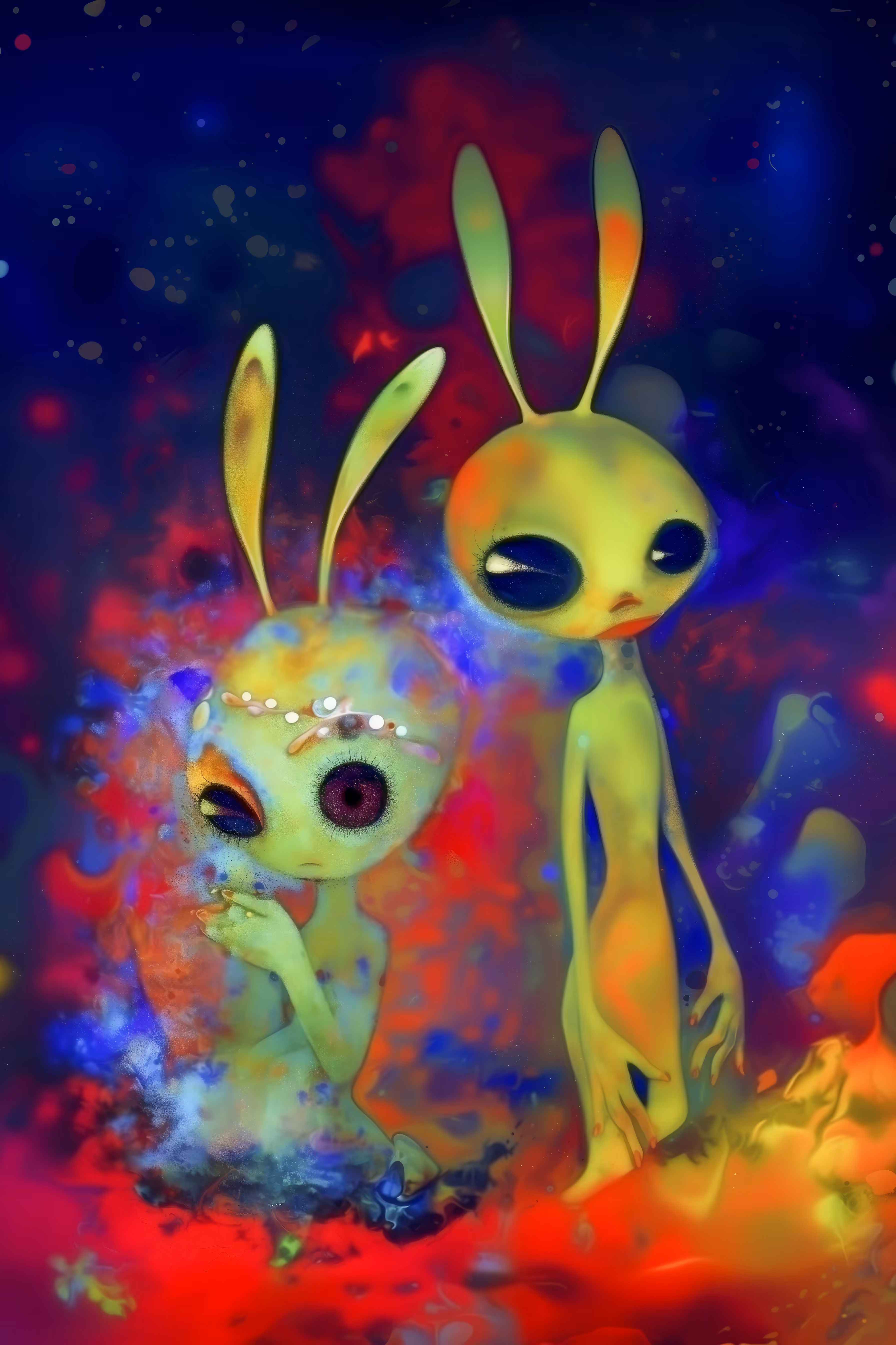 The Starry Girls of Zeta Reticuli