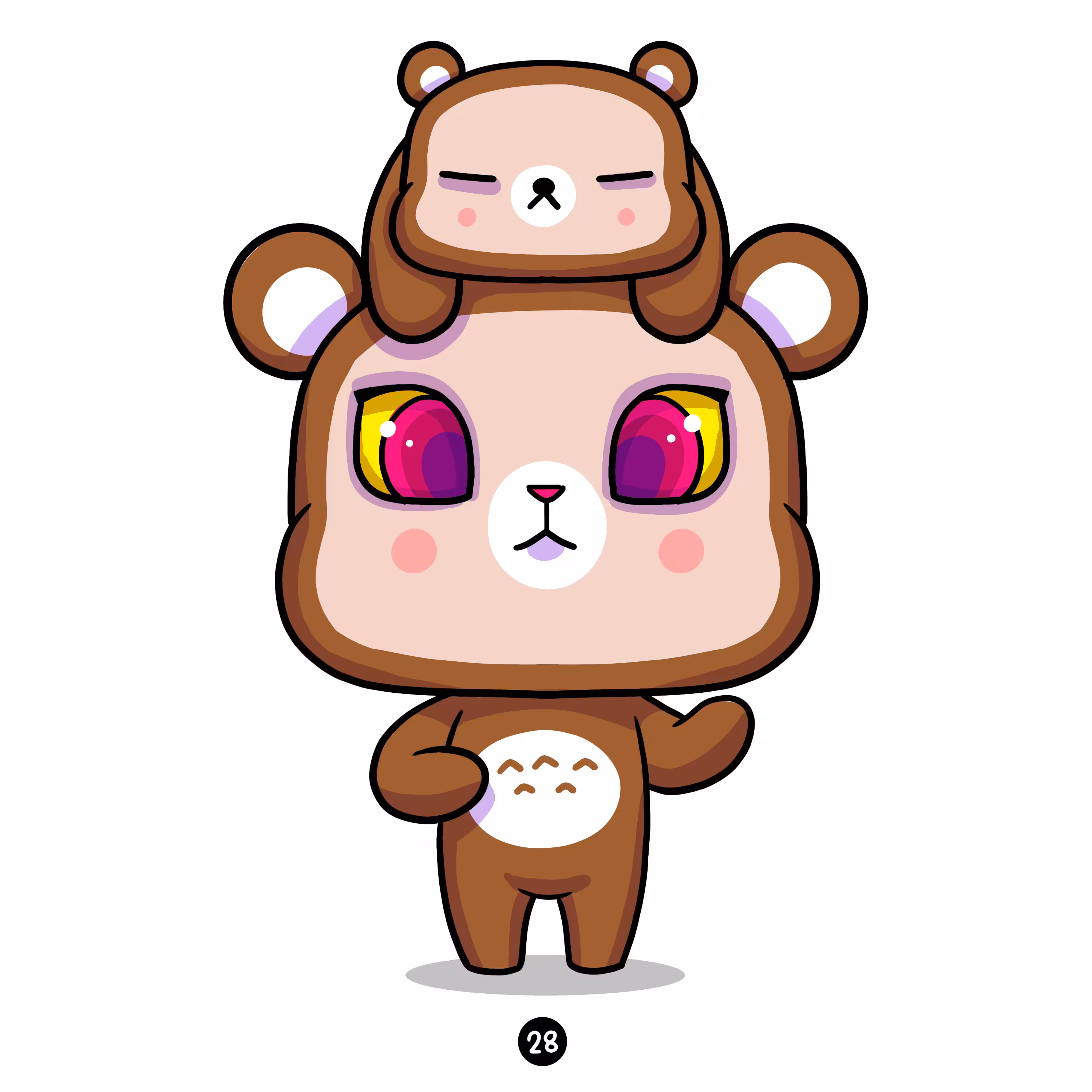 MOTHER BEAR AND BABY BEAR