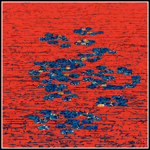 Polluted water lilies #123