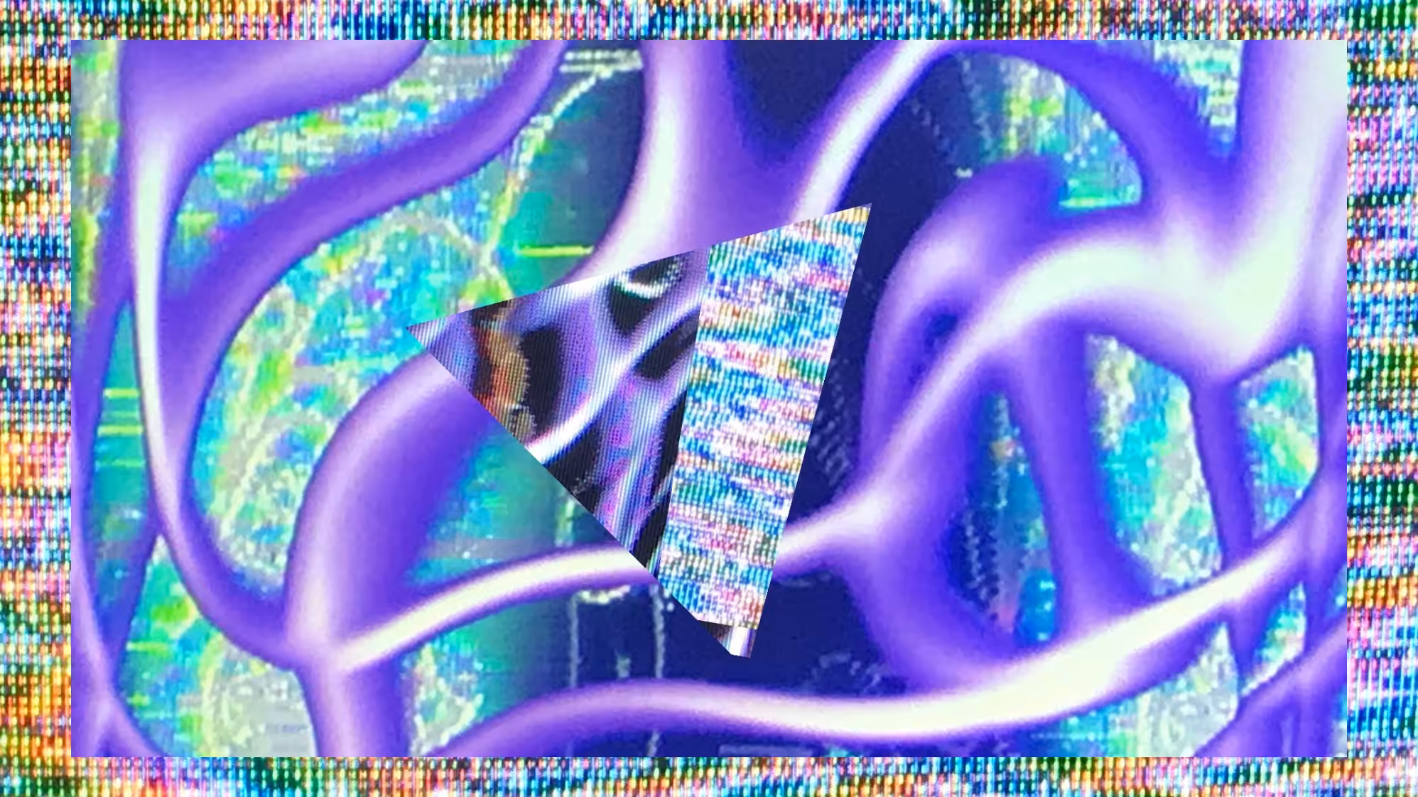 Liquid Consciousness Root System Highlighted by Triangle
