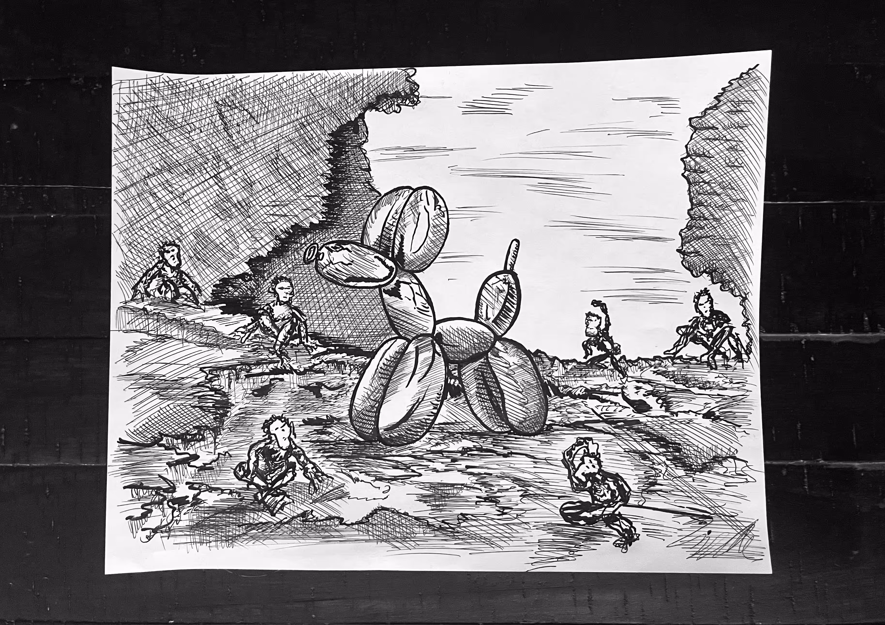 HP LoveBux BALLOON DOG : 1/1 Physical Art