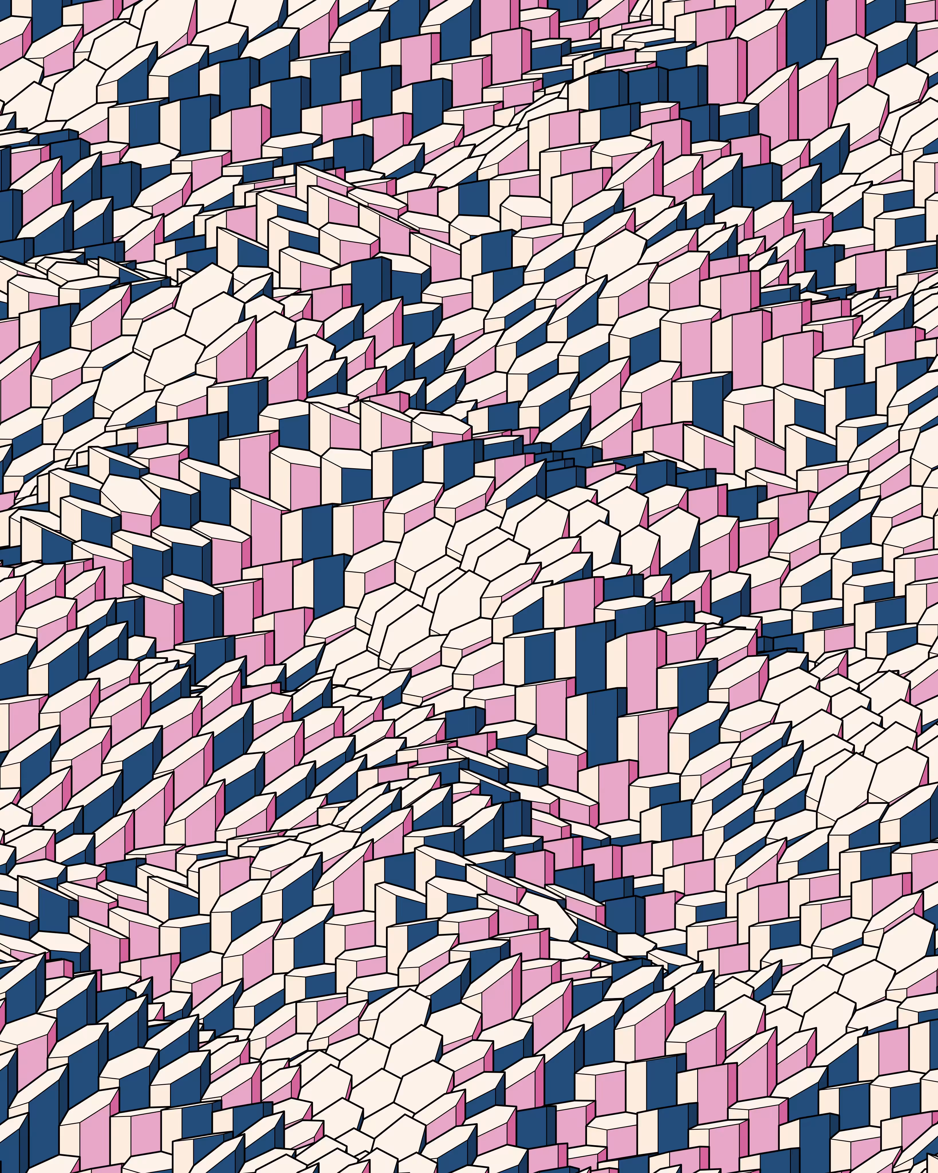 Hexagones Landscape #360