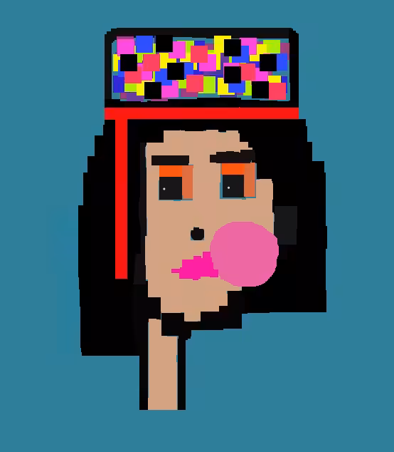 BubbleGum Girl CryptoPunk