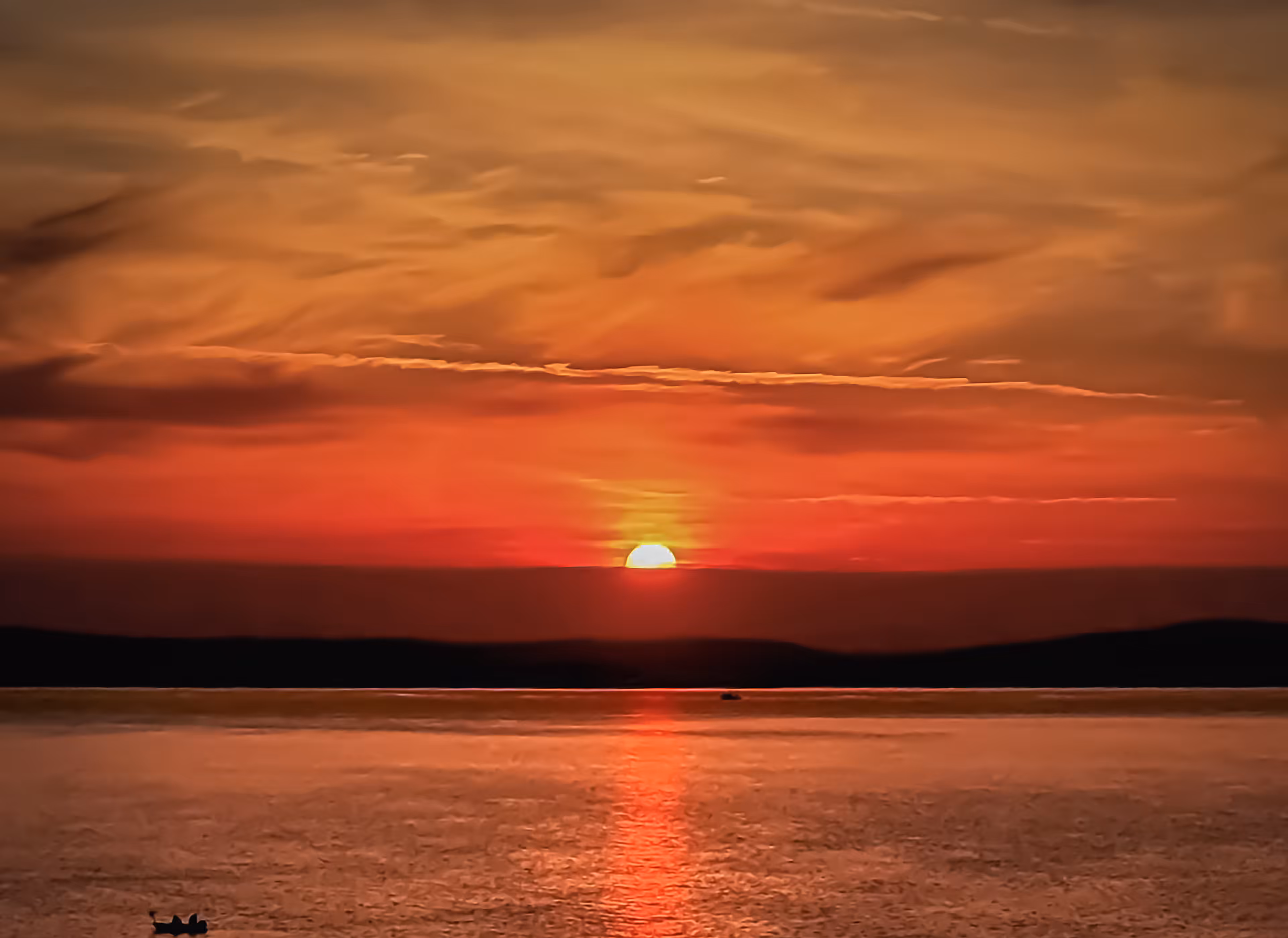 Sunset over the Adriatic Sea