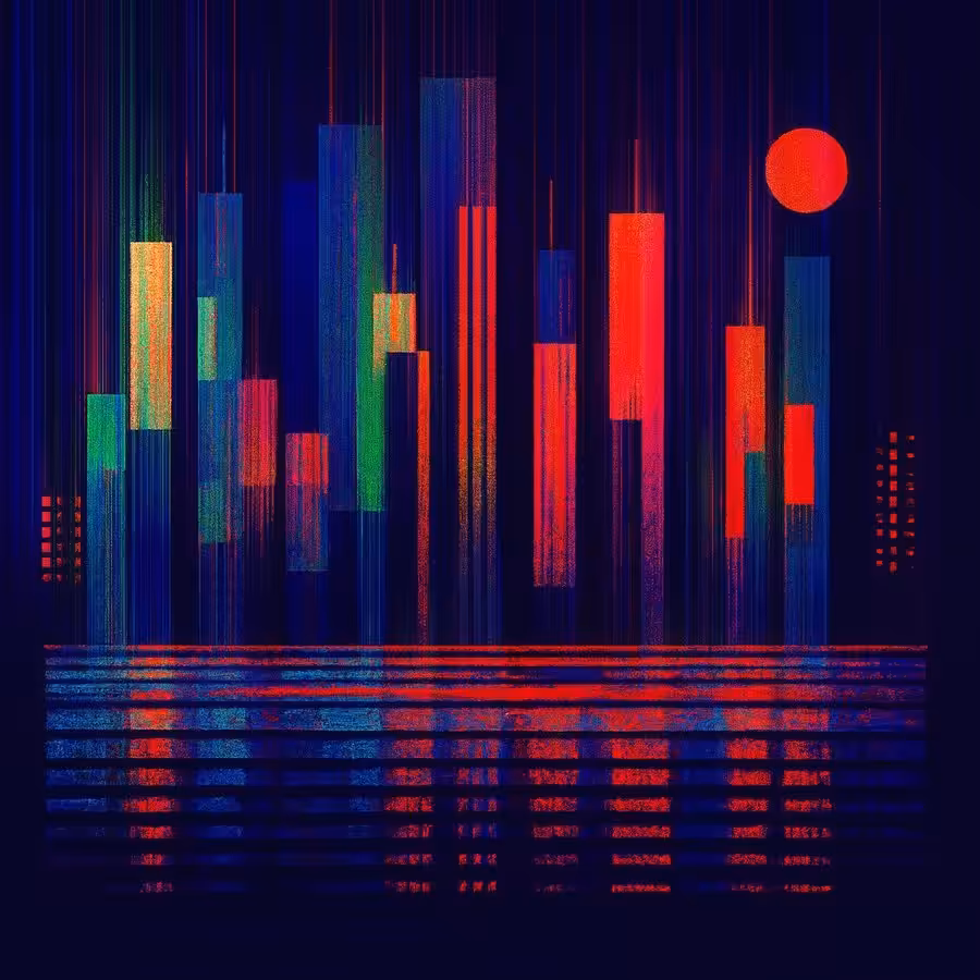 Glitched Cityscape: G Cityscape #3