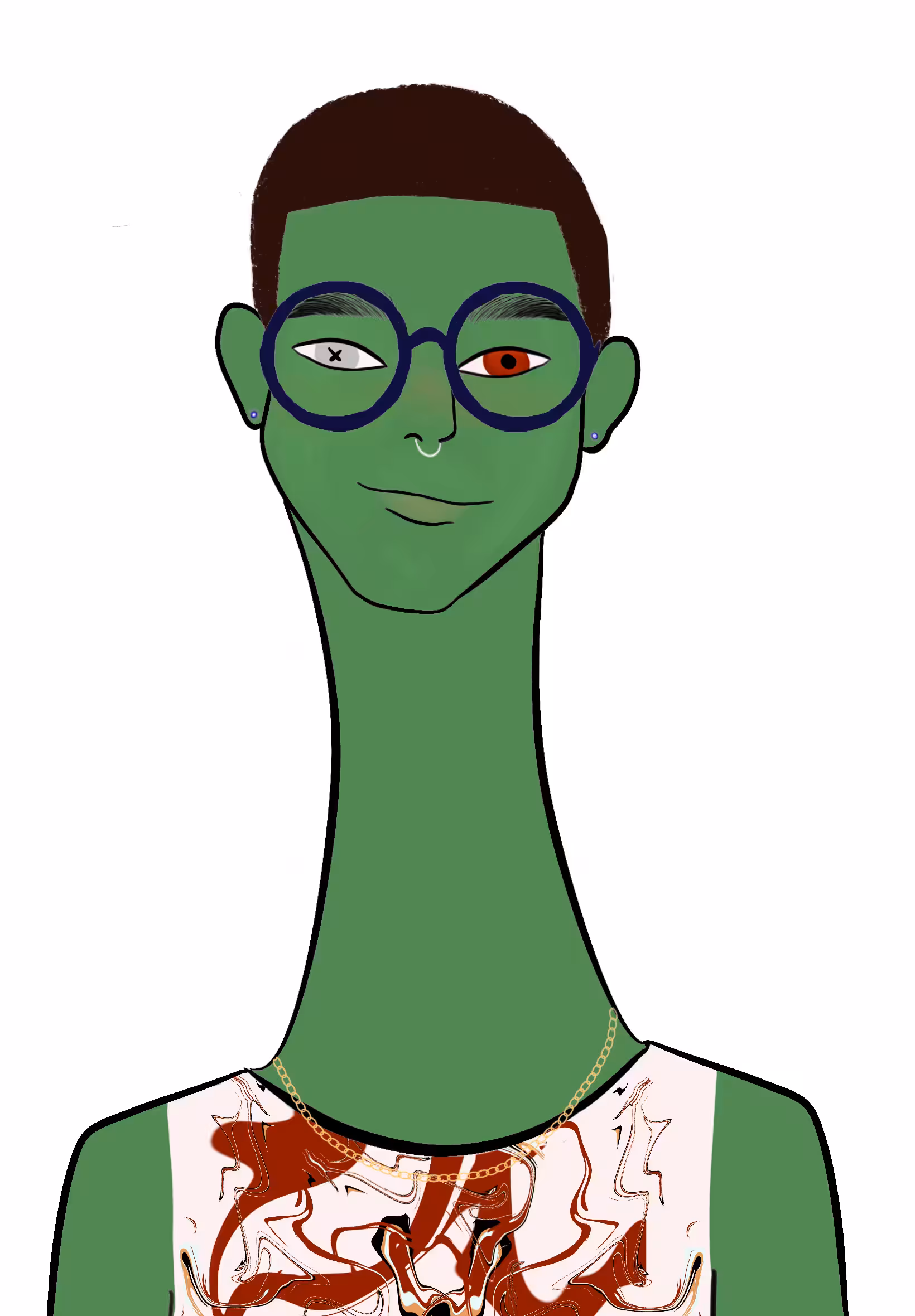 Long Neckie Fellas #1474