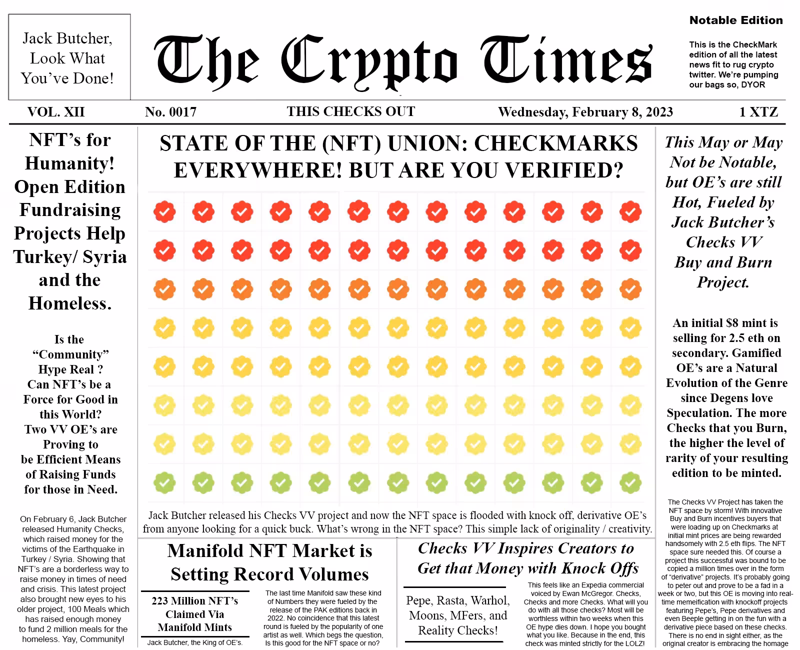 The Crypto Times 0017 - Check Marks