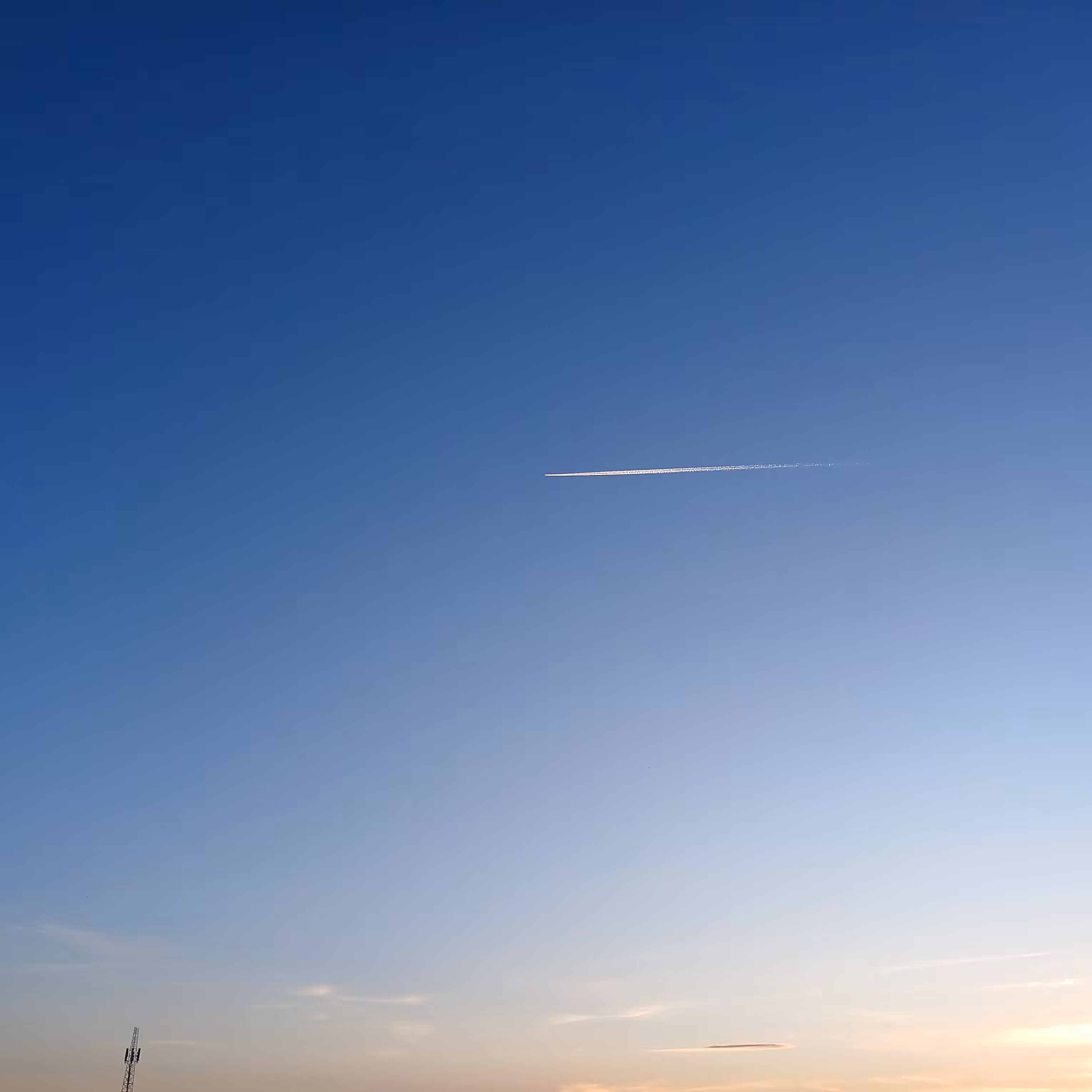 Flying through my beautiful sky.