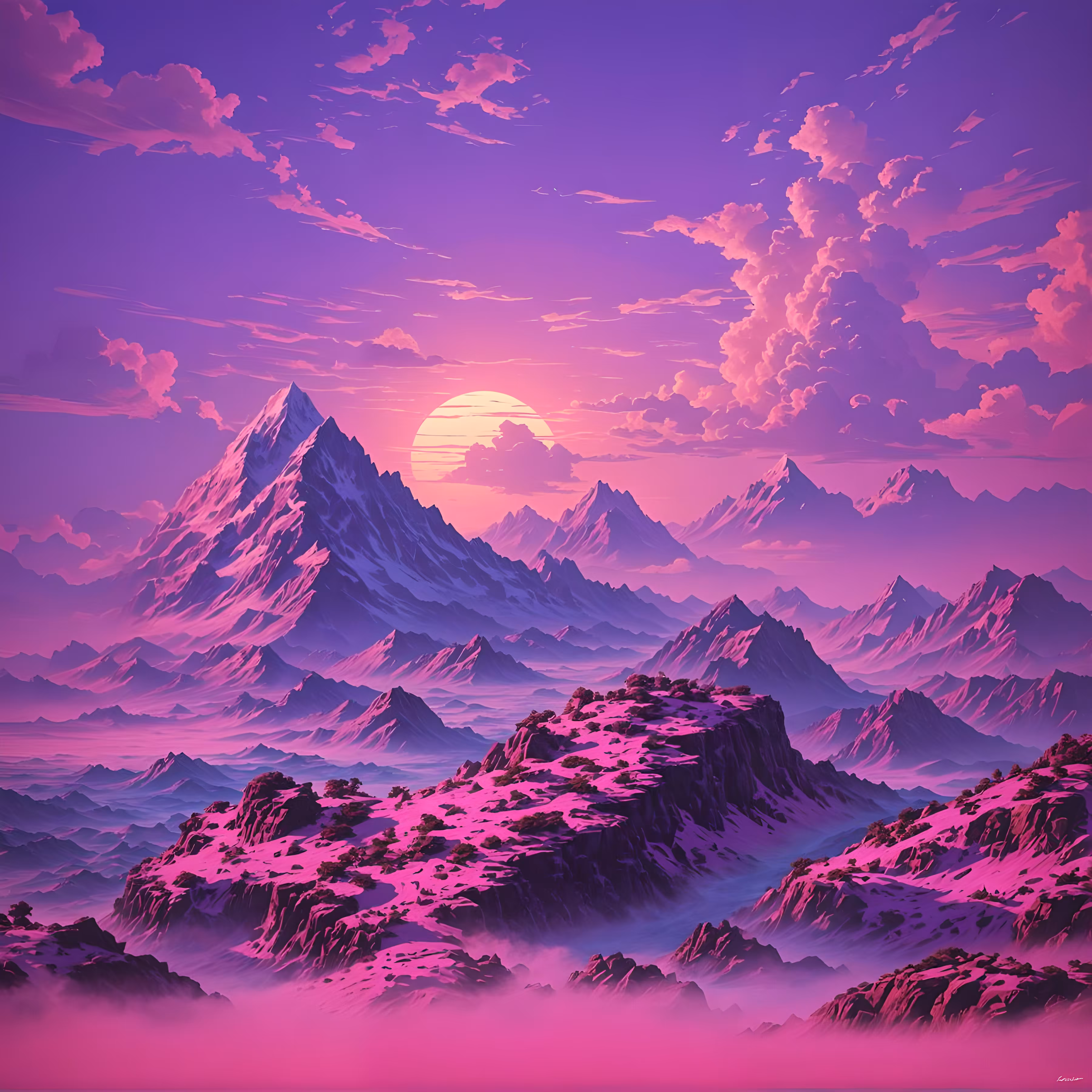 Vaporwave 8K By John Martin, Asher Brown Durand 13