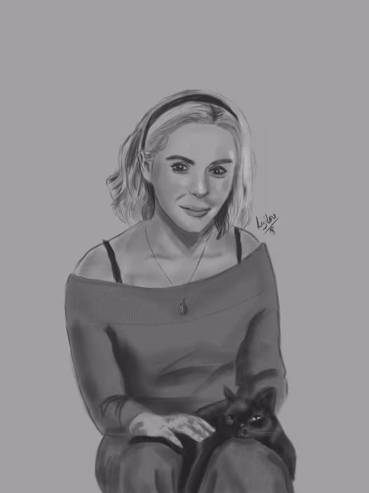 Sabrina grayscale