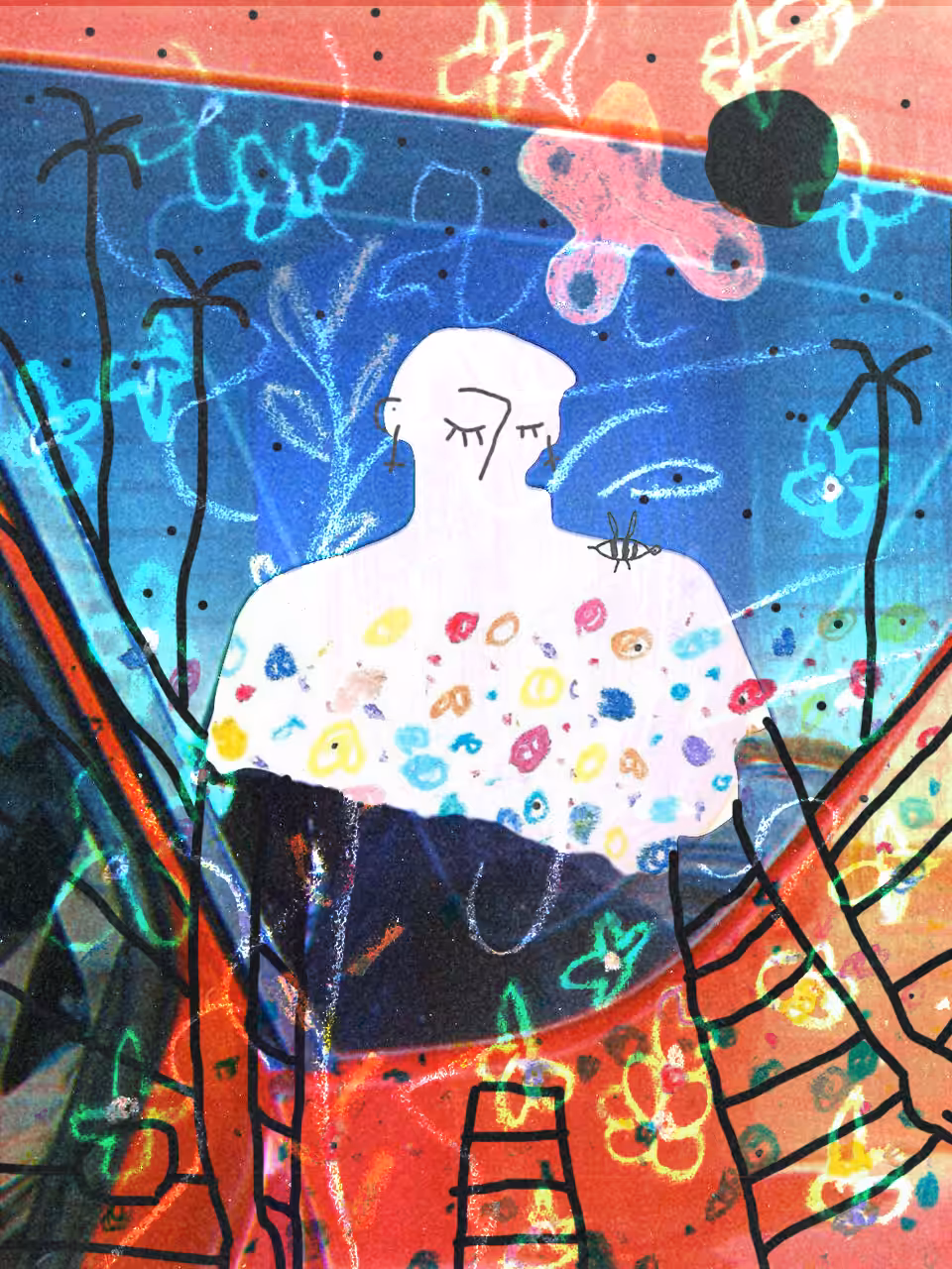 Reflections in Motion: A Digital Collage