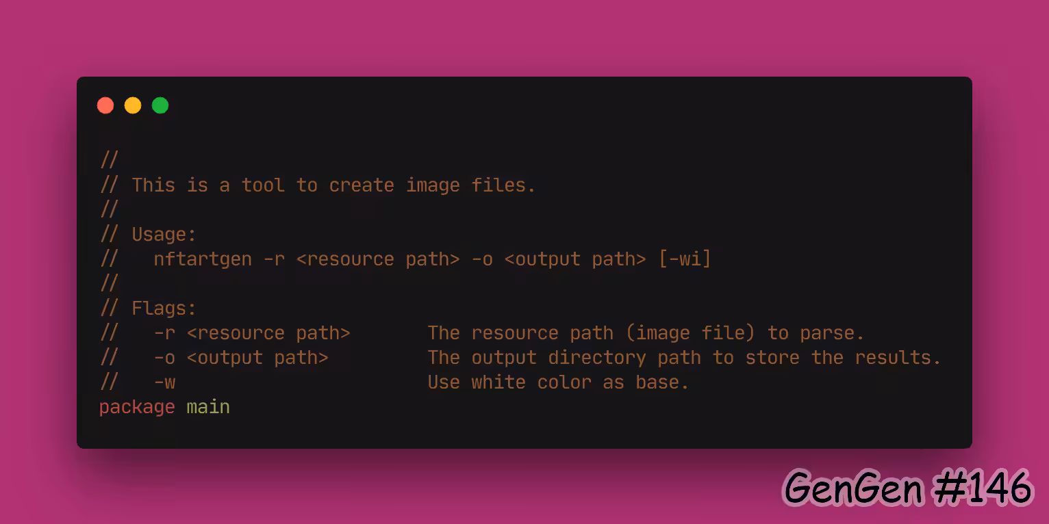GenGen #146: Medium Crazy Go NFT Art Generator
