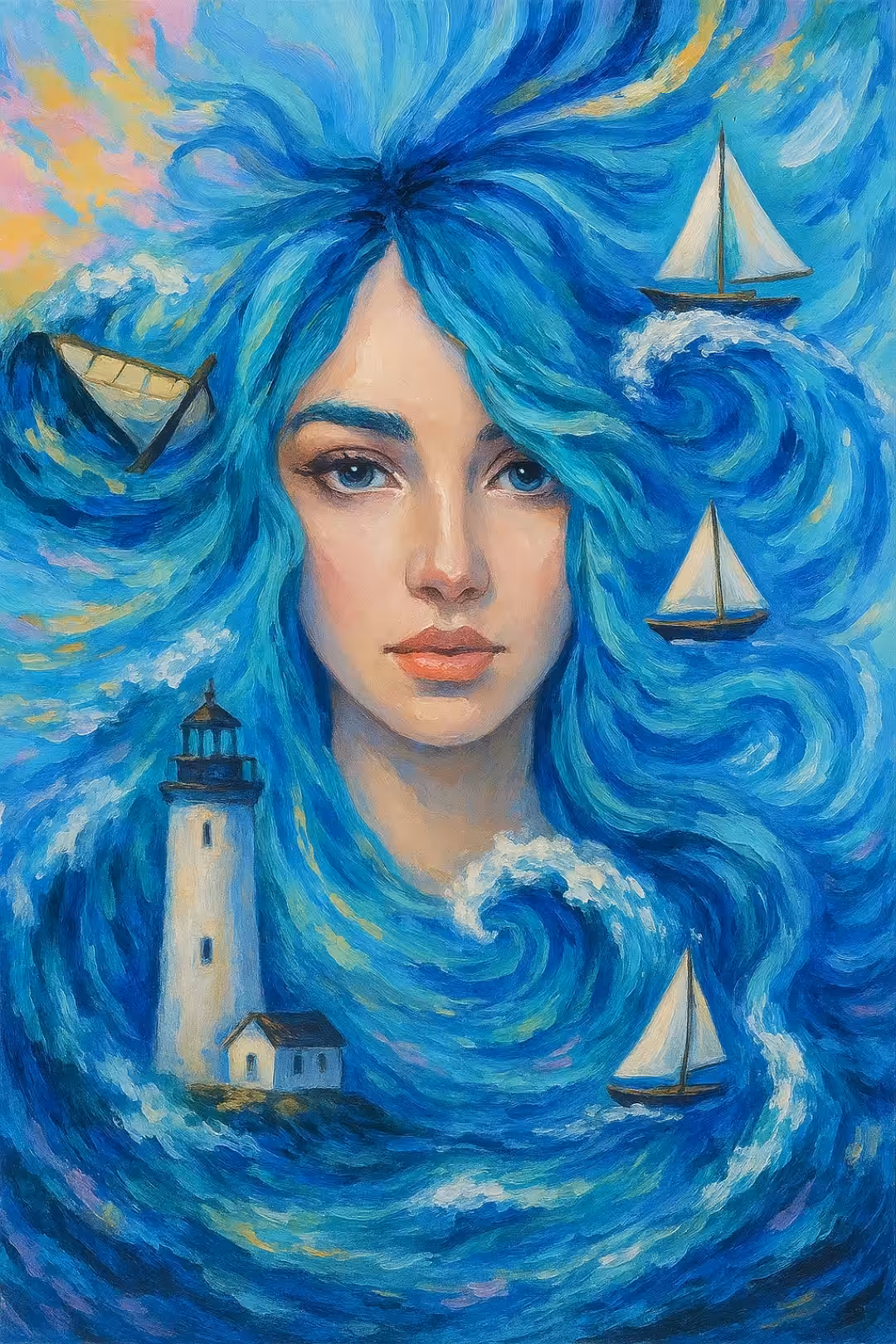 Her Hair Was the Ocean