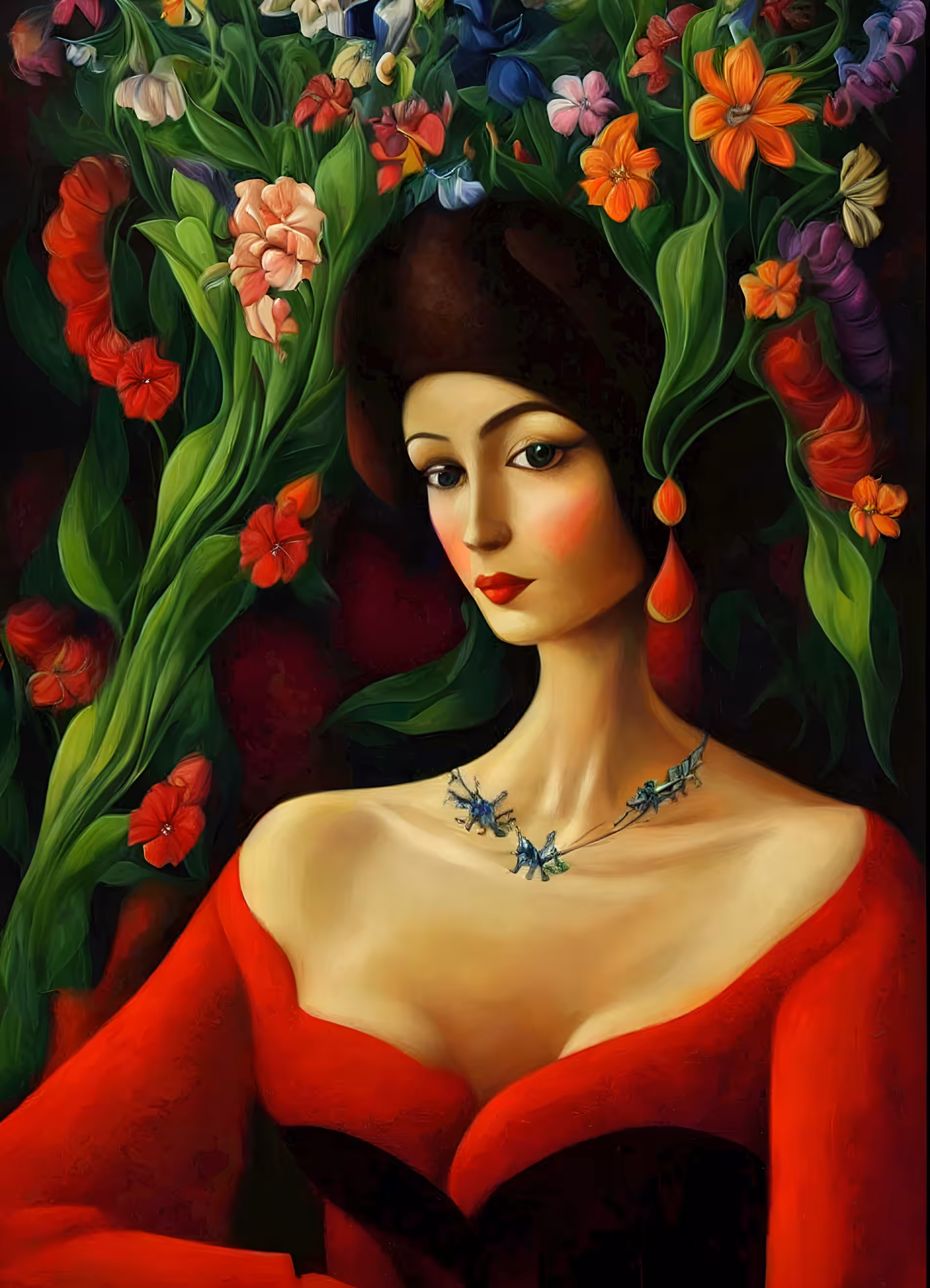 Lady in Red