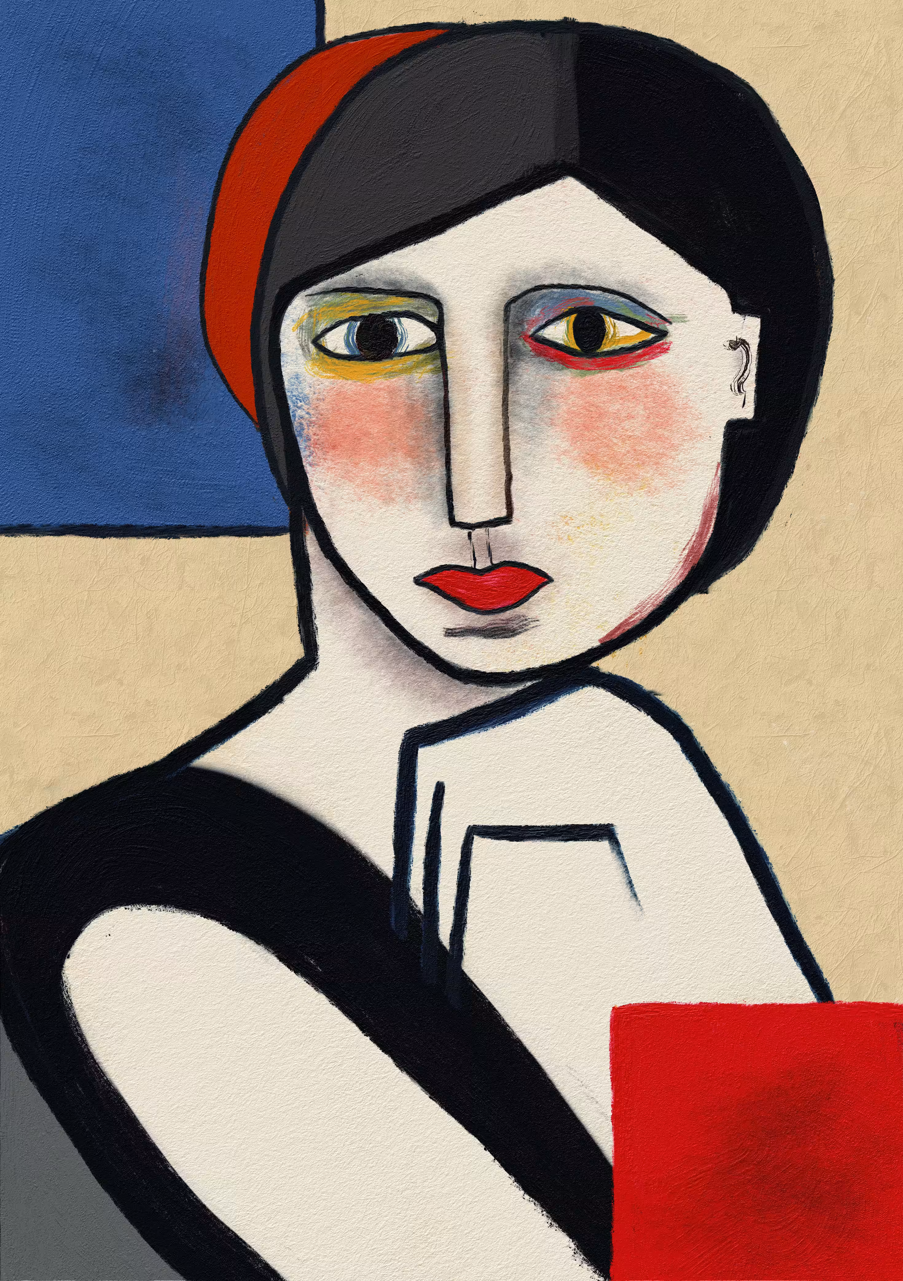 Bager Portrait Paintings: Portrait of A Protocol Attendant