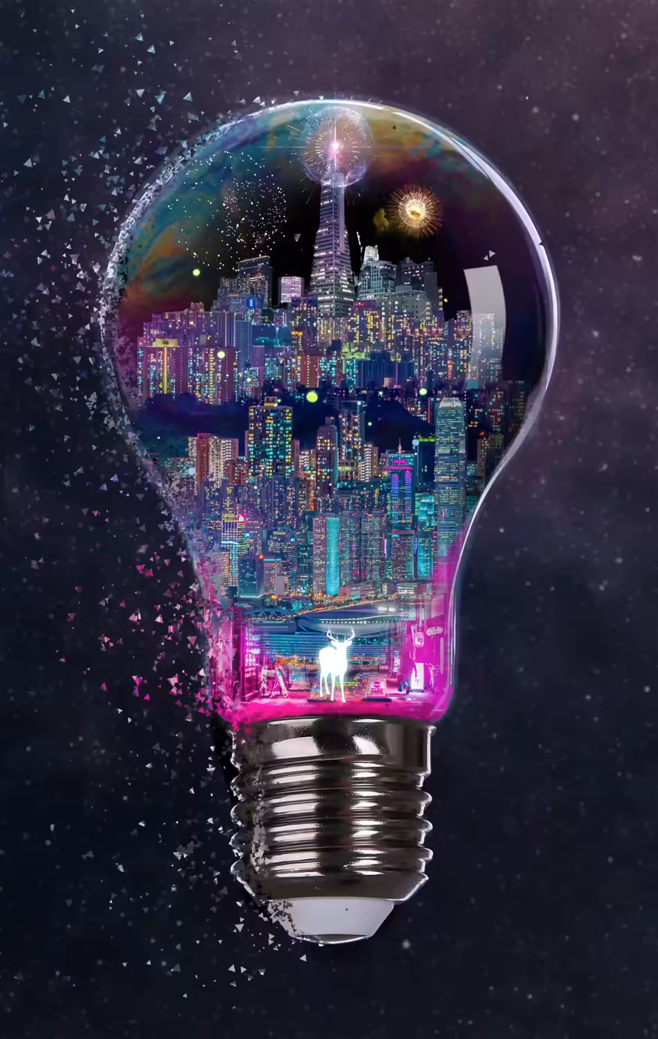 City Lights with Motion