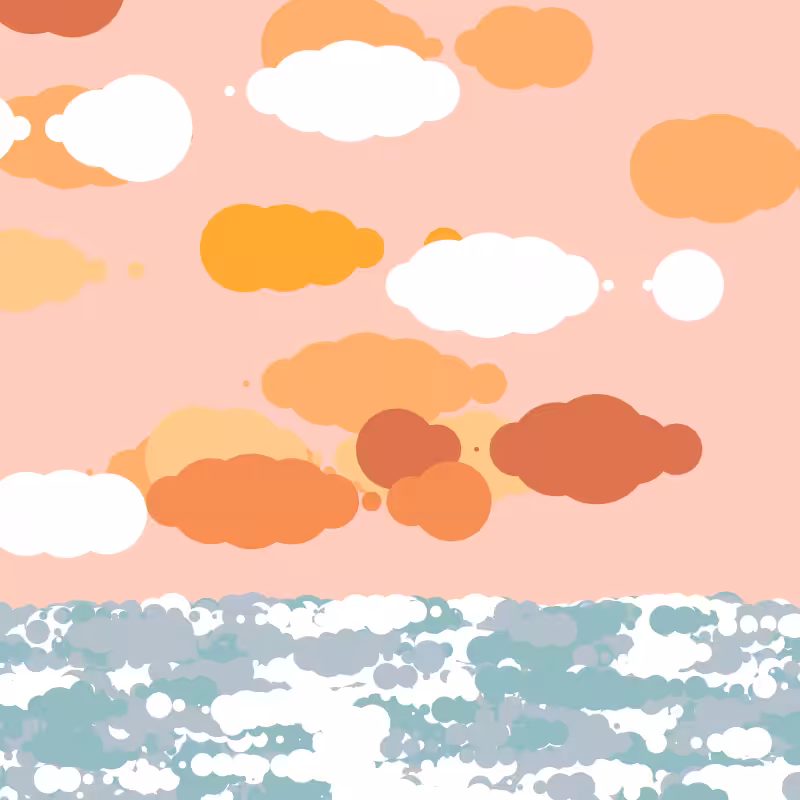 落日大海碎片 #18