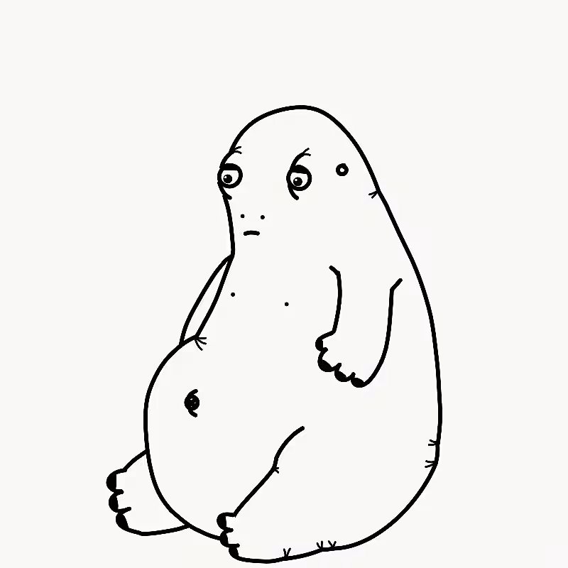 Too fat to walk
