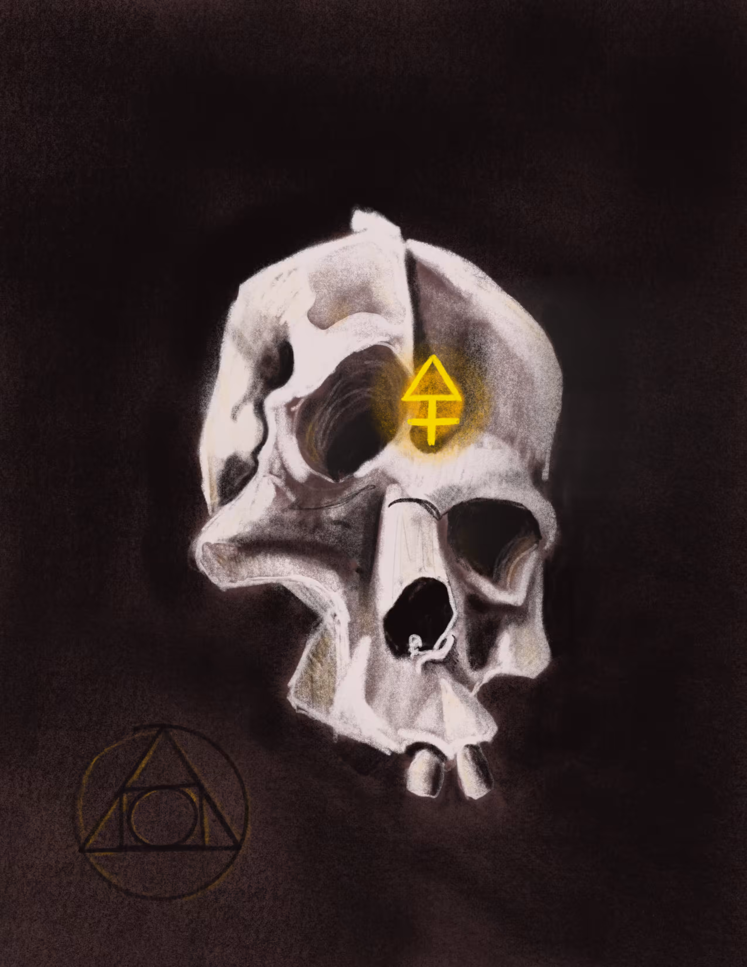 Sulfur Witching Skull