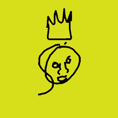 Basquiat Doodles: Basquiat #4044