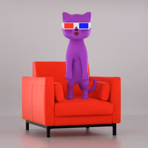 3D Meow Cat #140