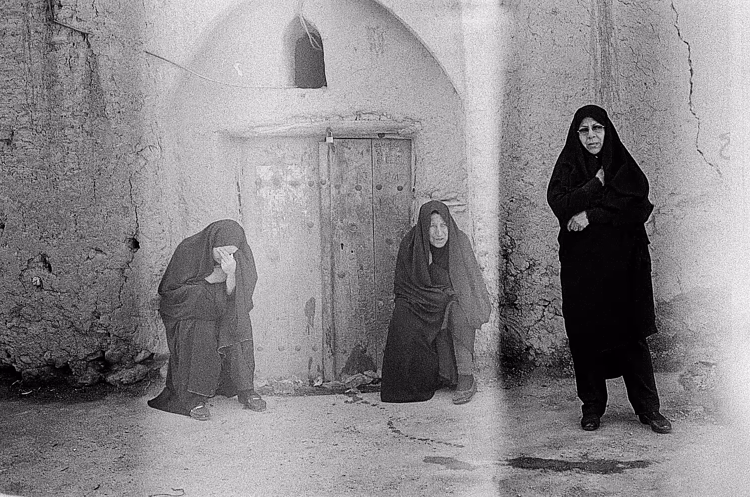 Women, standing aside