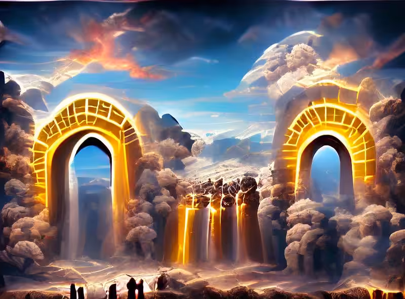 Abraham's First Works: The gates of Heaven