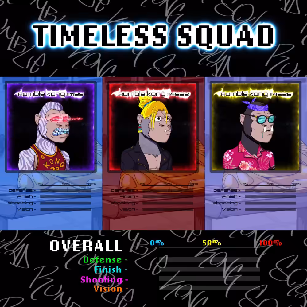 Rumble Kongs Squad - Timeless8