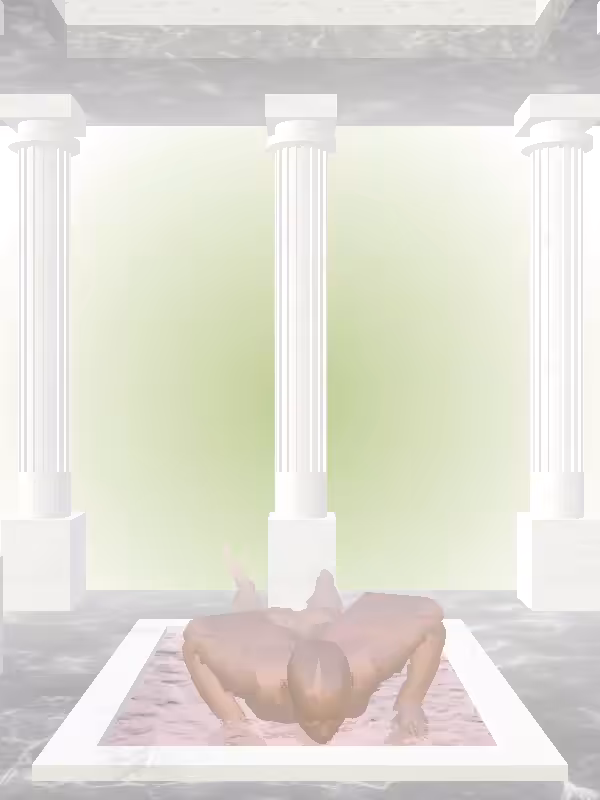 HeavenComputer: The Athletic Metallic Brick Woman #6312